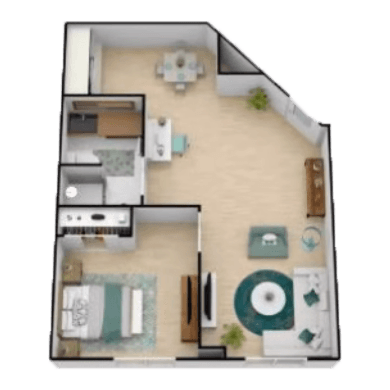Gardenia One Bedroom