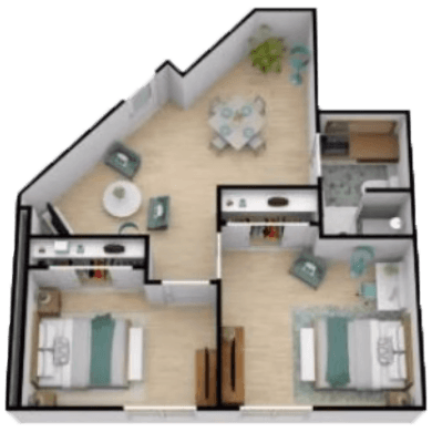 Ivy Two Bedroom