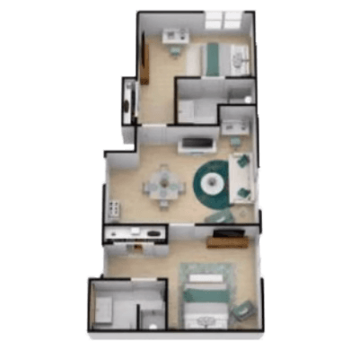Poinciana Two Bedroom
